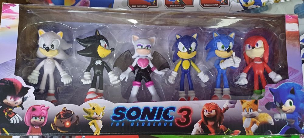 Соник фигурки 13см пластмасови