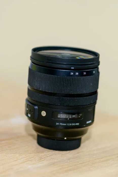 Sigma 24-70mm Obiectiv Foto DSLR F2.8 DG HSM OS Montura Nikon FX
