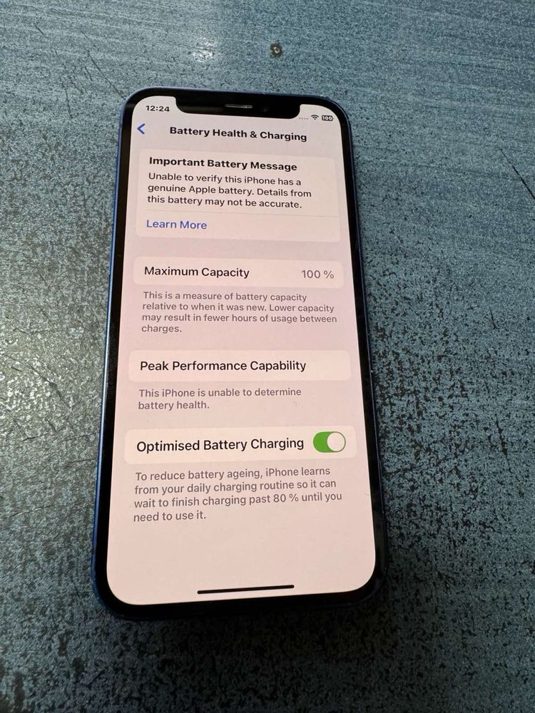 iPhone 12 Mini 256gb - 100% battery health