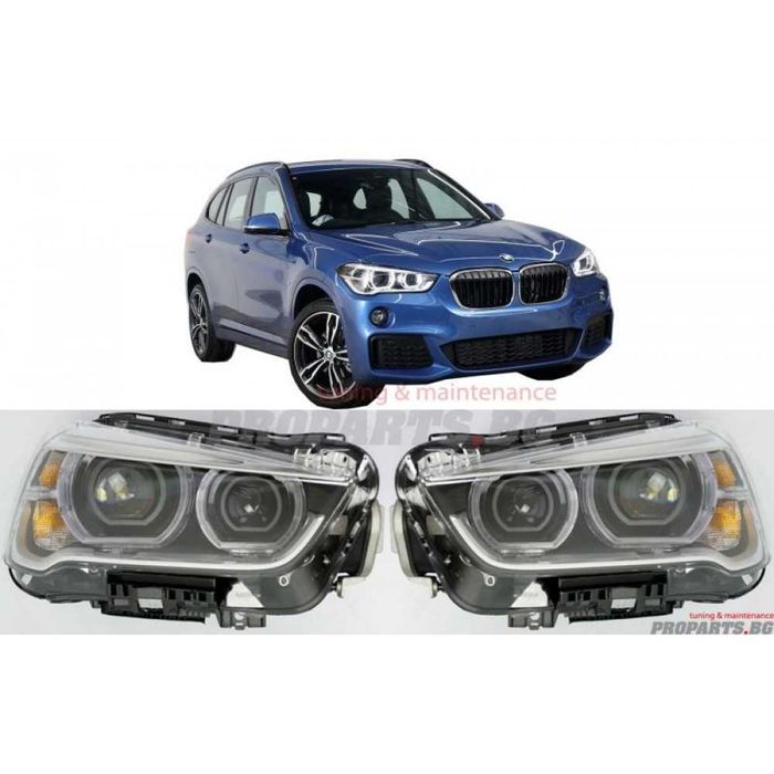 Биксенонови LED фарове за BMW X1 F48 15-19