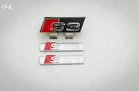 Set Embleme AUDI A3/S3 grila/aripi s-line