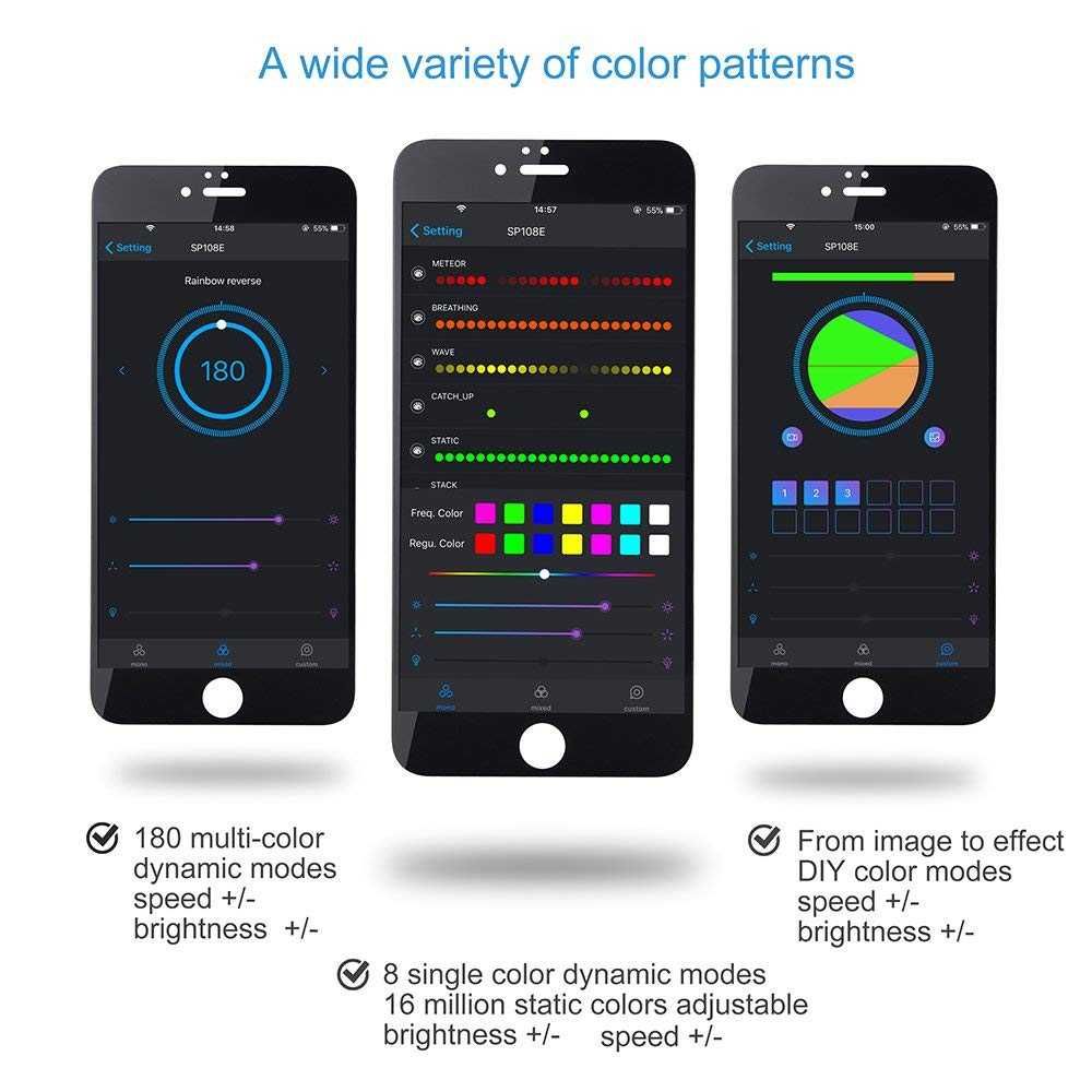 Controler RGB banda LED digitala/adresabila SP108E WIFI