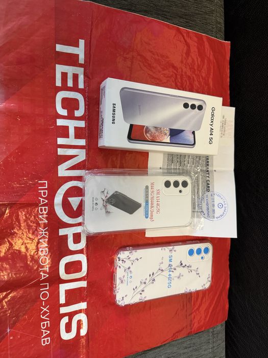 128GB Samsung A14 5G Гаранция Technopolis 2025 Silver