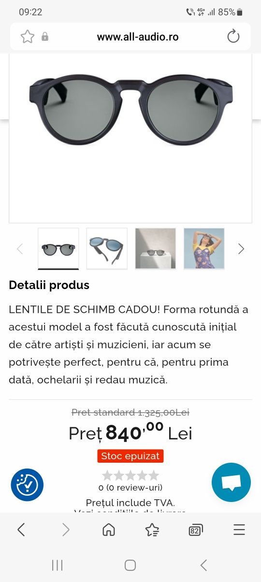 Bose Frames Rondo Black