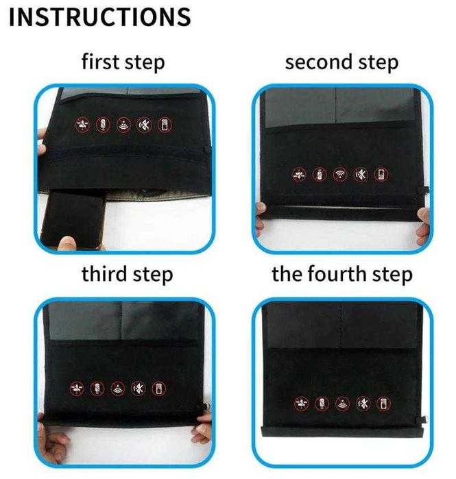 Чанта Заглушител GSM GPS Защита Проследяване Таблет iPad Yoga Notebook