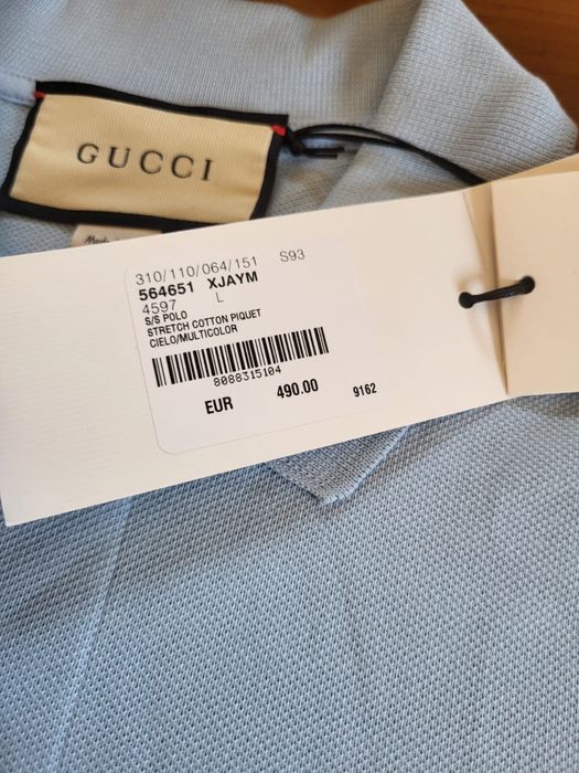 gucci tricou polo marime L nou cu eticheta