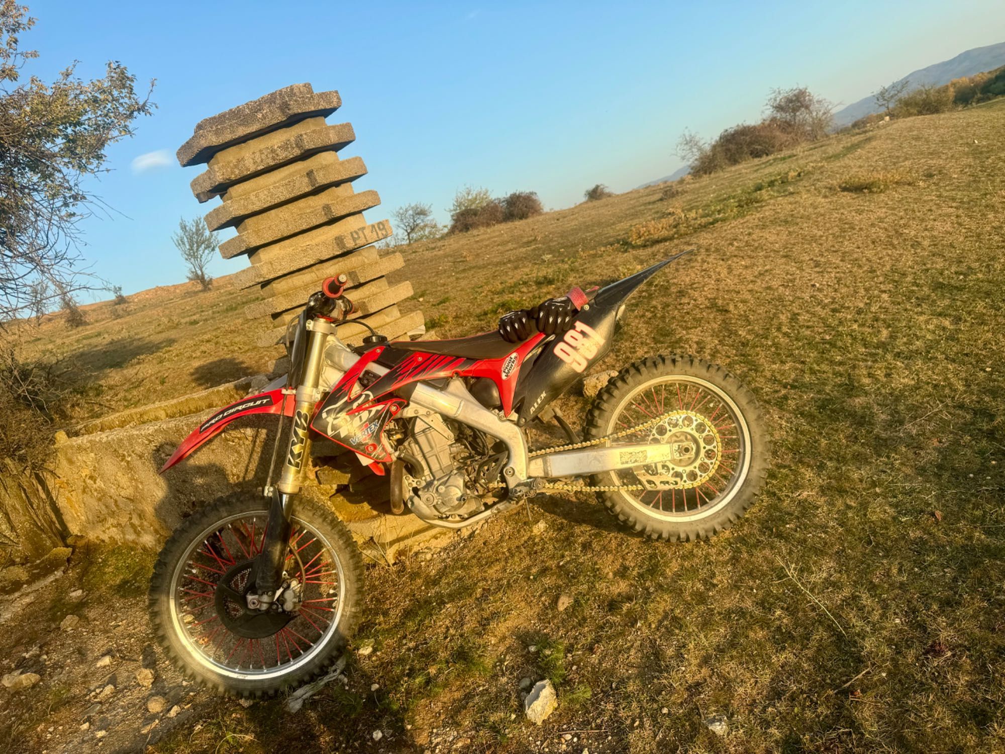 HONDA CRF450r 2012