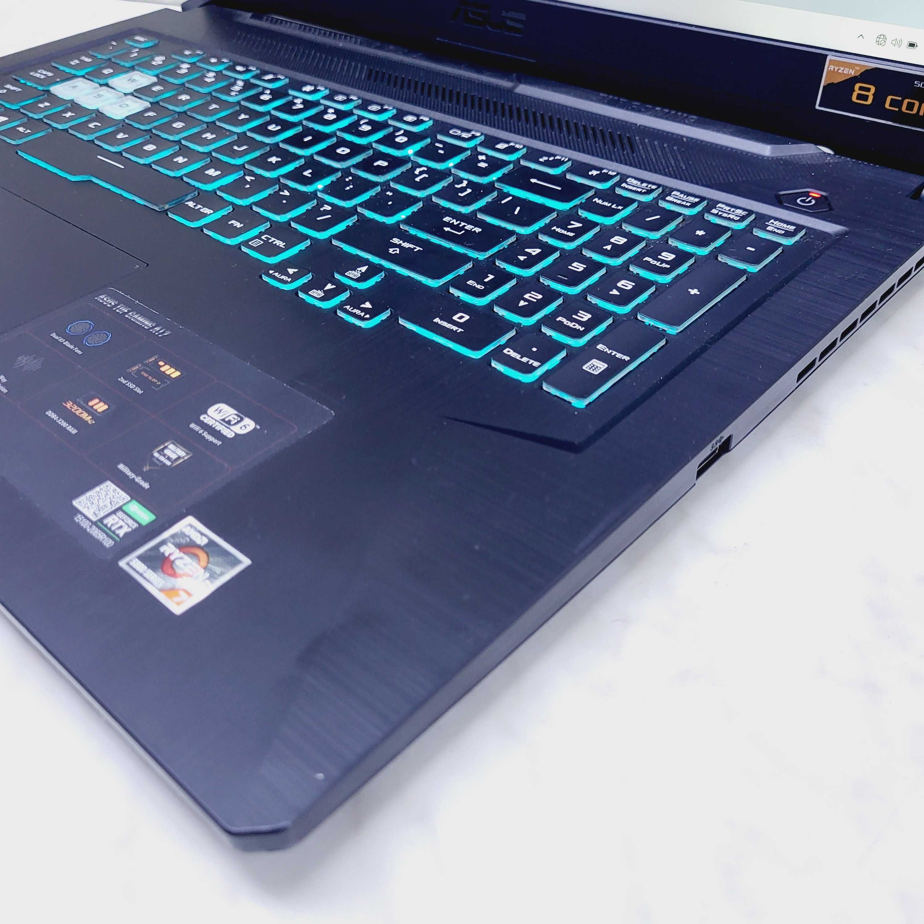 Laptop Gaming ASUS TUF Ryzen 7 5800H 16gb 1Tb SSD+512 SSD RTX 3070 8gb