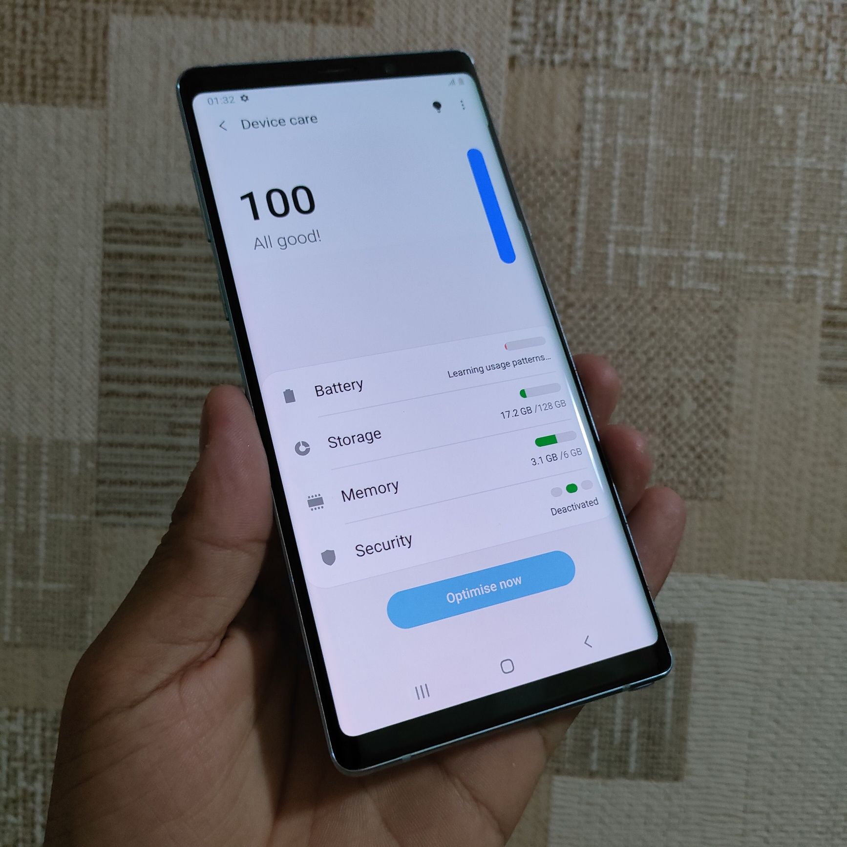 Samsung Gallaxy Note 9 sotiladi