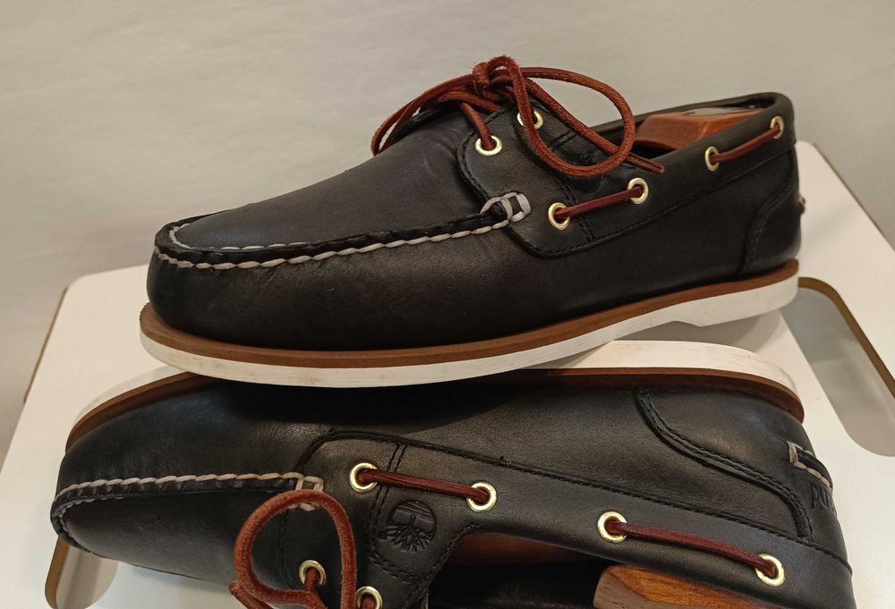 Pantofi casual boat 40.5 41 premium Timberland piele naturala moale