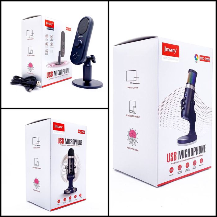 USB-микрофон JMARY MC PW / Доставка 24/7
