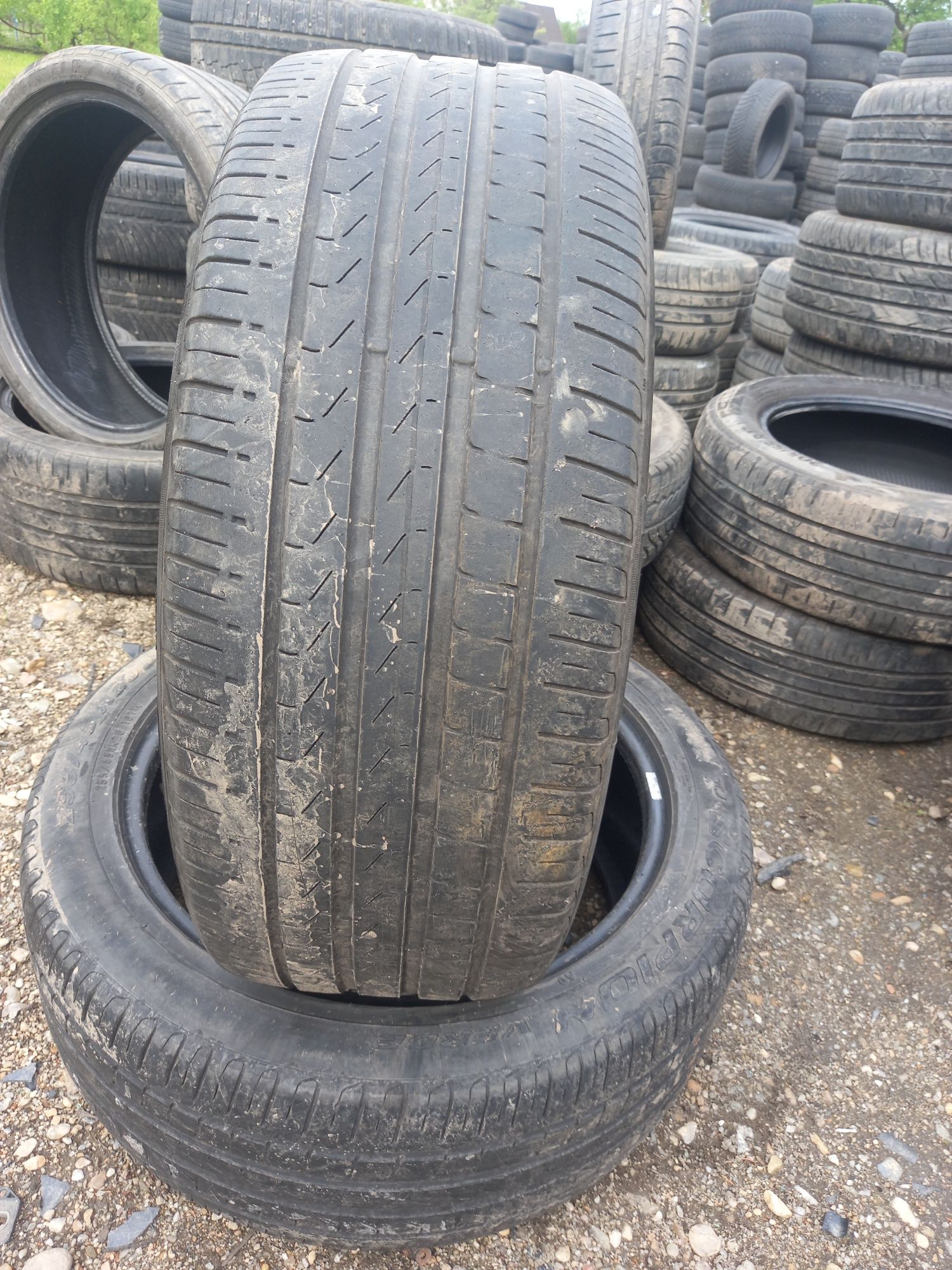 Vand 2 anvelope 255 45 20 pireli de vara bune dot 2018