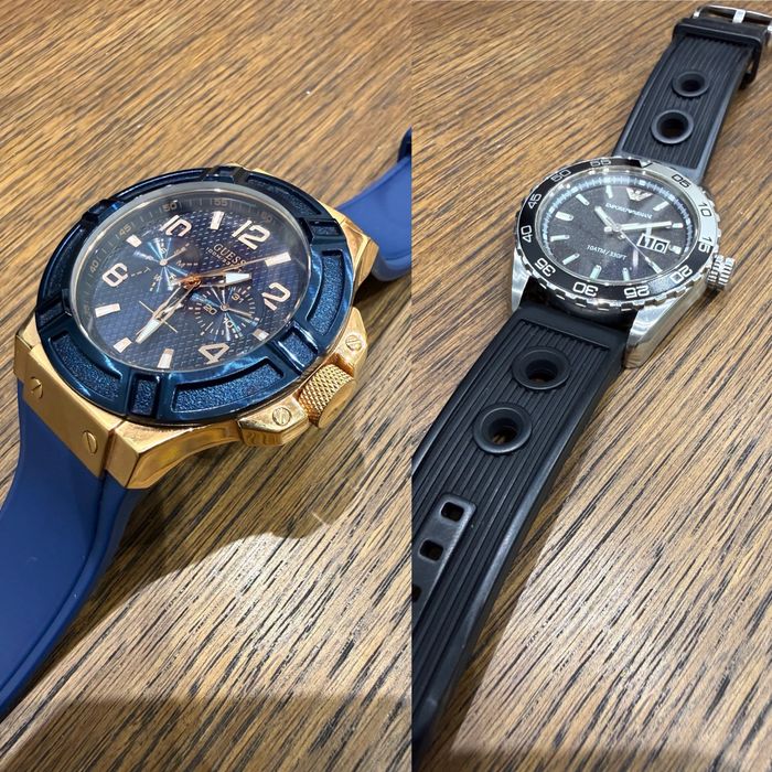 Мъжки часовници Emporio Armani и Guess