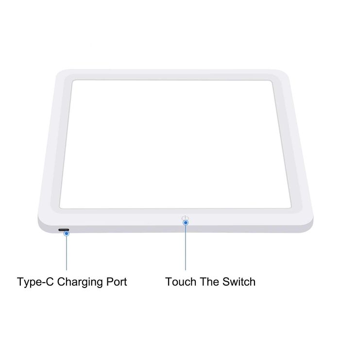 Panou LED 22cm Puluz pentru fotografie de produs, fundal LED cort foto