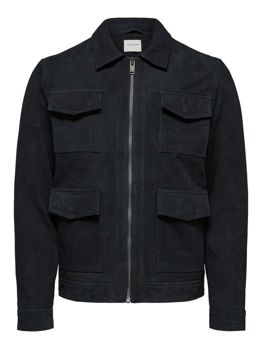 Selected Homme Connor Nubuk Jacket мъжко яке/естествена кожа/набук - М
