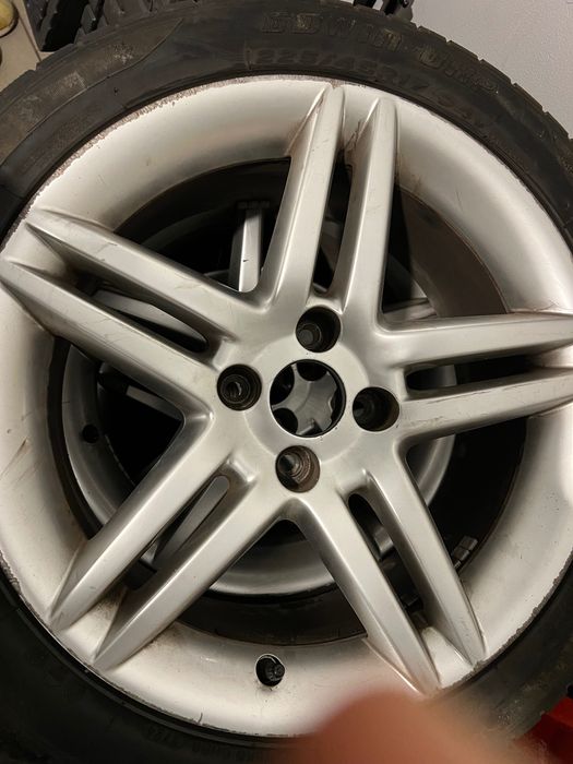 Лети джанти 17”4x108 за Пежо със зимни гуми Dot 24