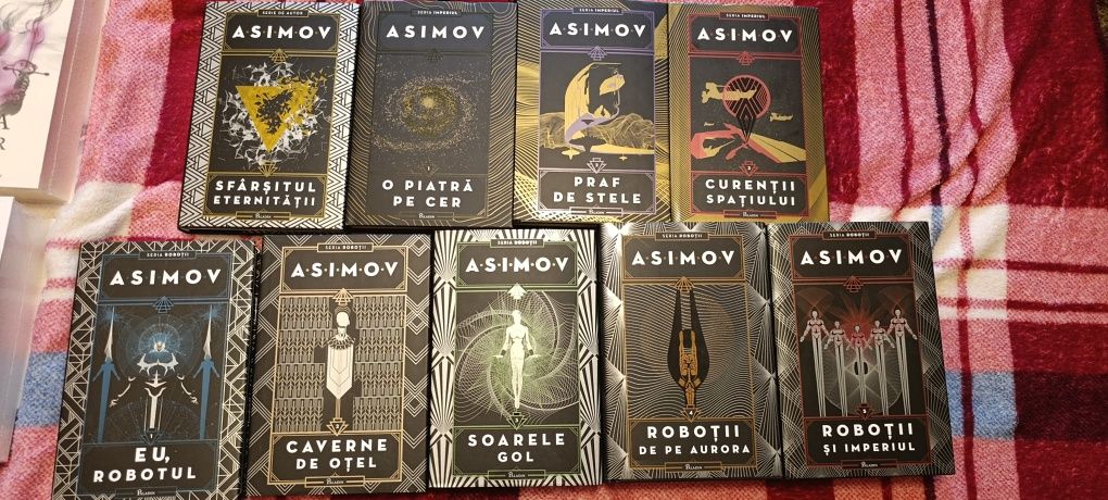 9 volume Isaac Asimov cartonate editura Paladin