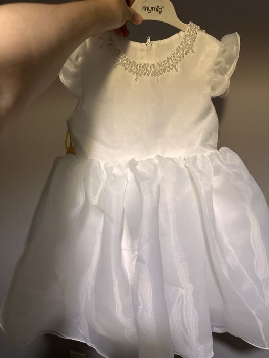 Белое платье на елку праздник