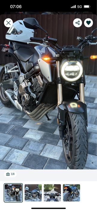 Honda CB650R - 2019 - ABS - 35kw A2