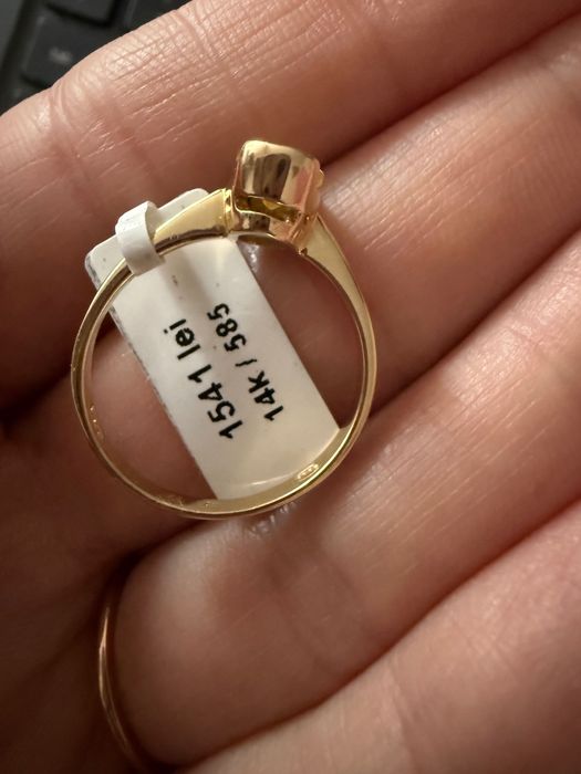 Inel aur 14 kt 2,45 grame marime 55