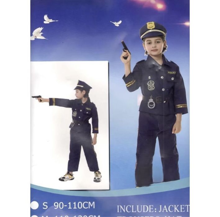 Детски костюм на Полицай с Аксесоари, Детски полицейски костюм