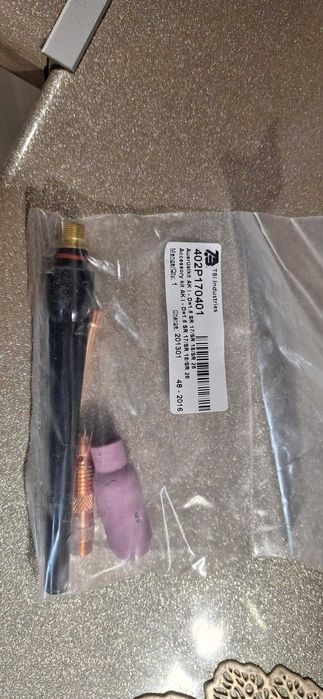 Pistolet   sudură TIG cu arc argon ESAB TBi SR 17V, 2K-3550-G1/4".