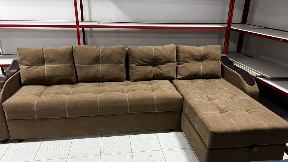 диван угловой раскладной 2,80 размер мебельный магазин Руслан
