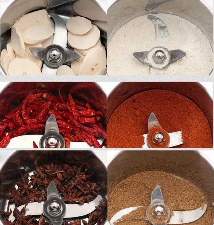 Grinder 800гр 3000W Мелница Кафемелачка Миксер Суха Храна Галета Зърно