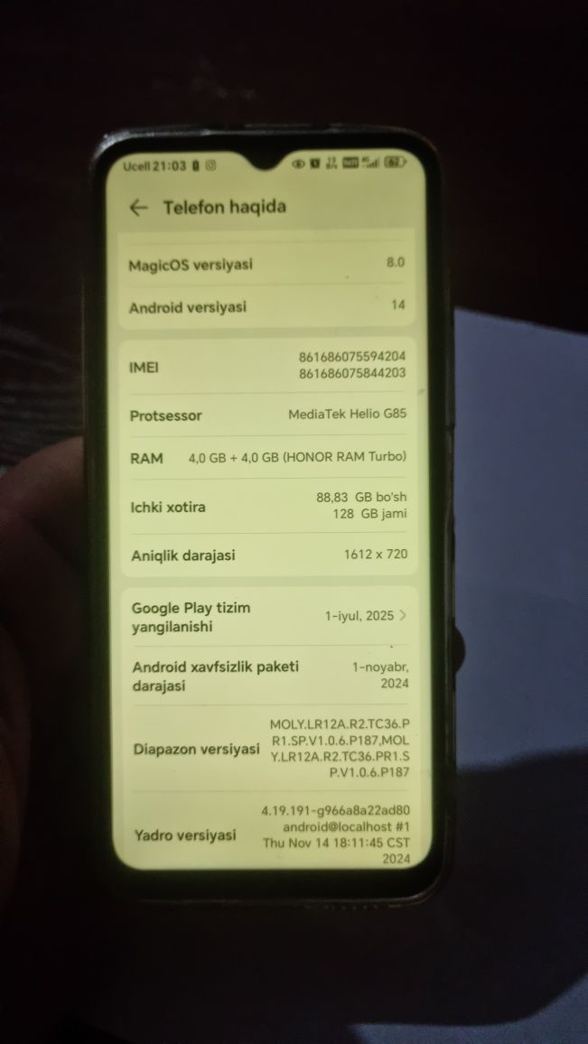 Honor X6B sotiladi