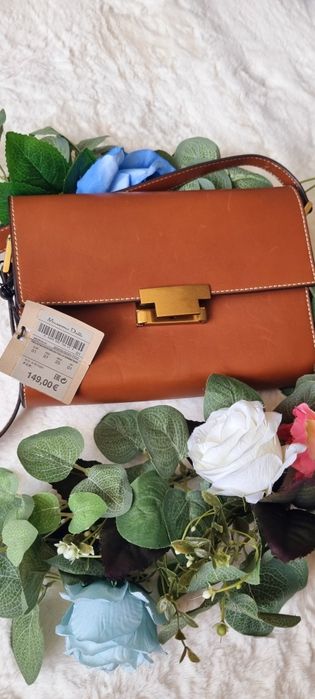 Geanta Massimo Dutti din piele de bovina