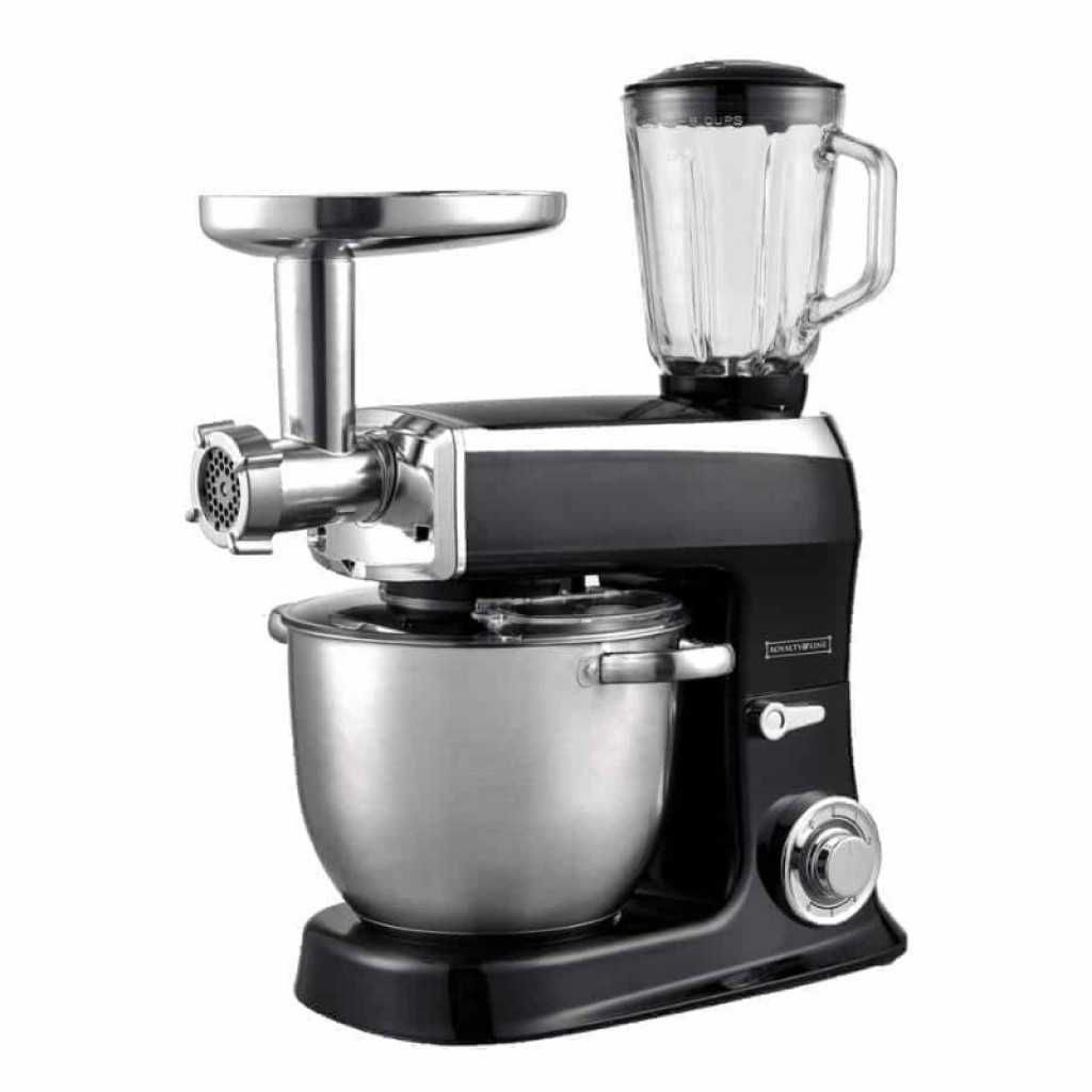 Кухненски робот 3 в 1 Royalty Line RL-PKM2100BG BLACK - 2100W Max