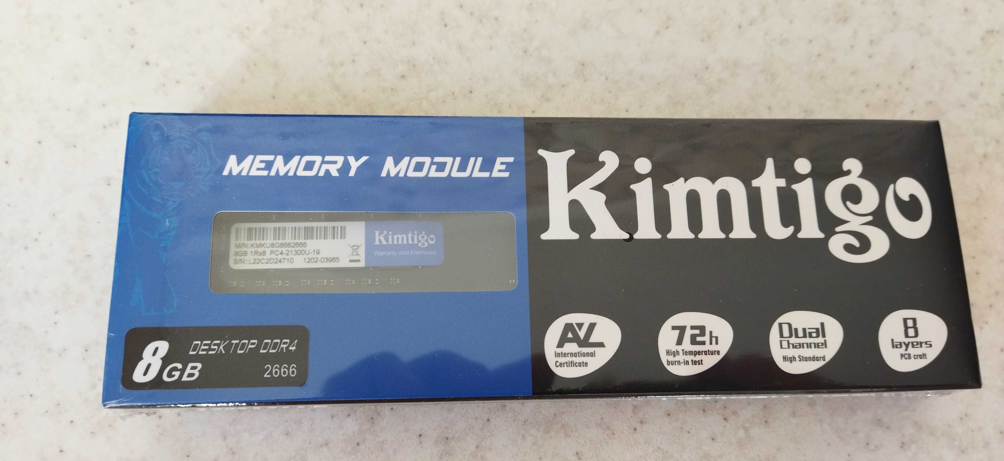 Продам новую оперативную память ddr4 8гб частота 2666