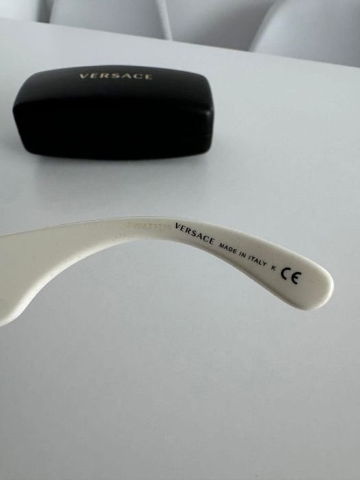 Ochelari versace albi unisex