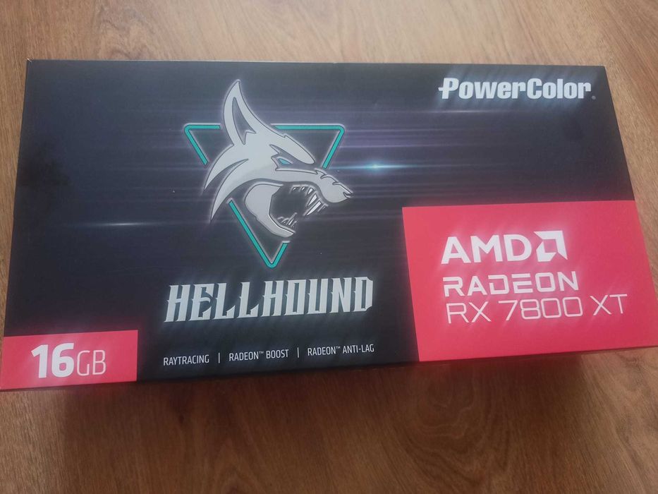 Placa video PowerColor Radeon RX 7800 XT Hellhound 16GB, in garantie