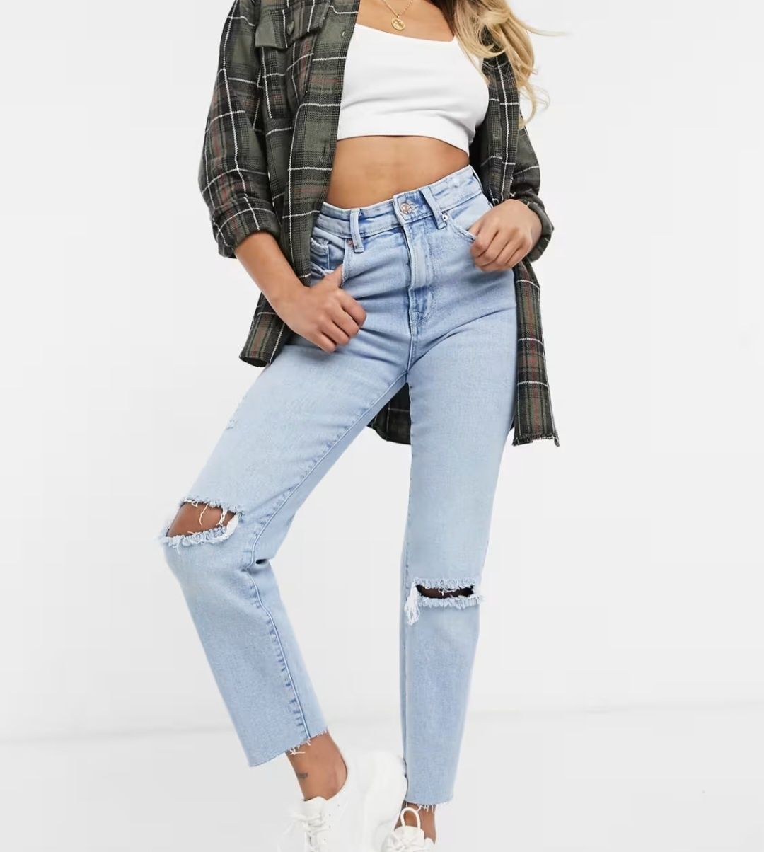 Дънки stradivarius EU38