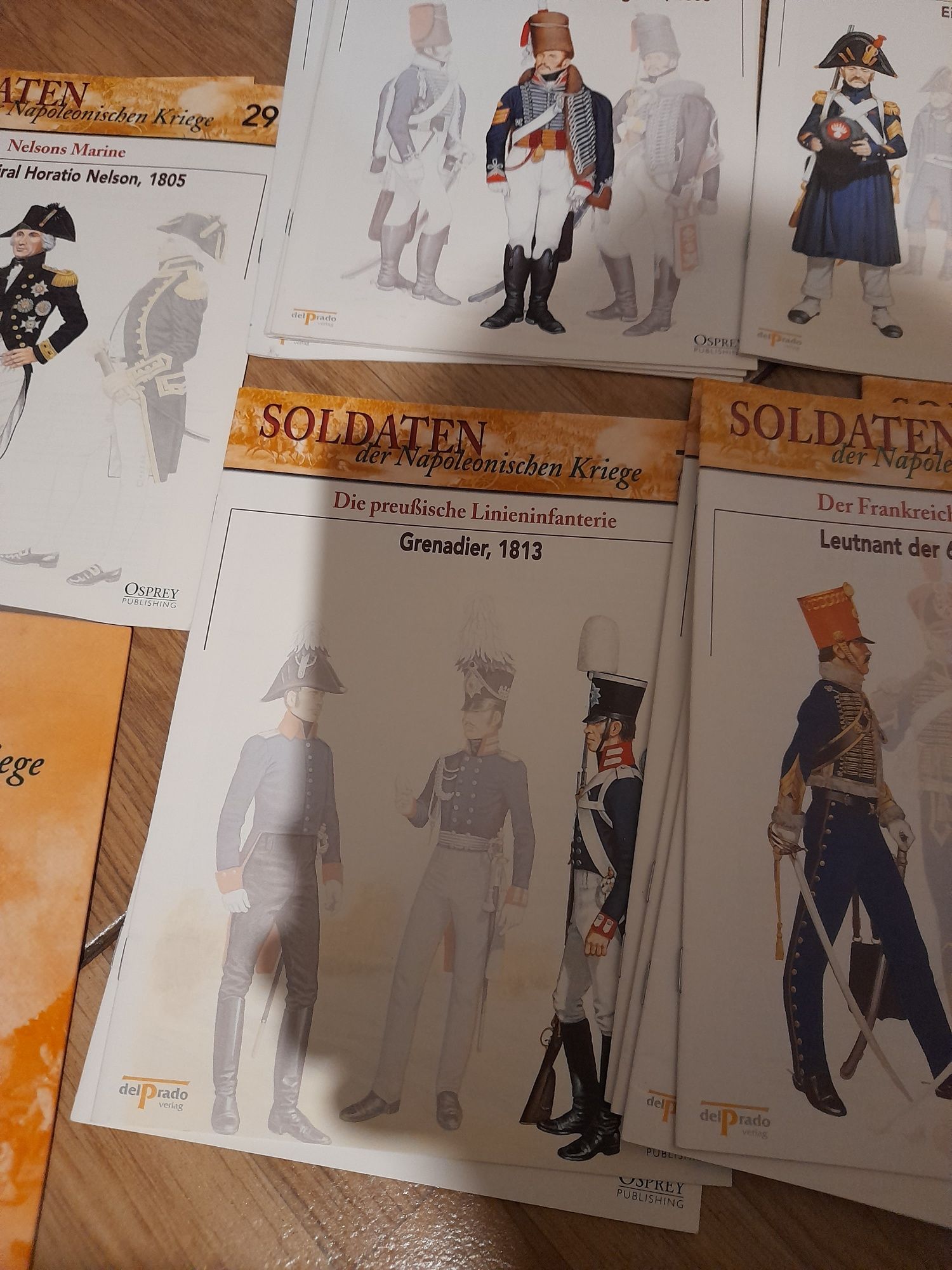Colecție reviste cu militari ai războaielor napoleoniene
