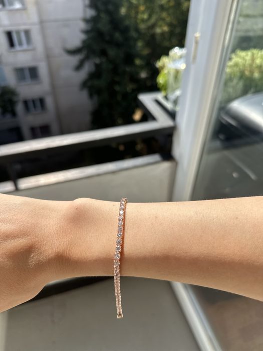Swarovski Matrix Tennis Bracelet ROSE GOLD