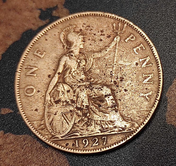 Монети Великобритания 1 пени - 5 бр.› Крал Джордж V  [1927-1936]