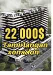 1 xonali 2 xona qiladigan variantdagi tamirlangan xonodon