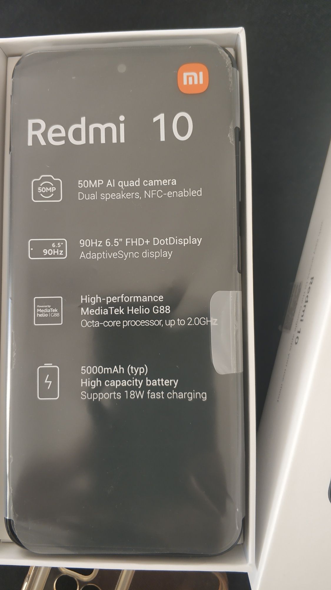 Redmi 10 Carbon gray 4 gb 128rom