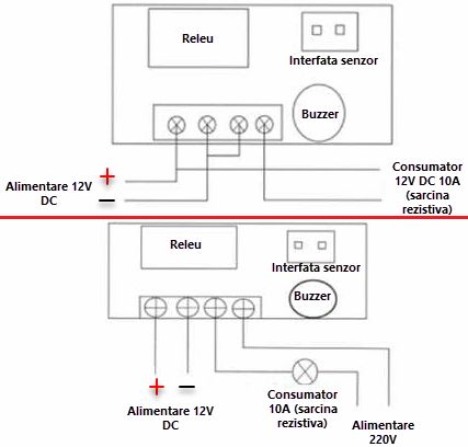 Termostat digital, termoregulator -50/+110 12V regulator temperatura