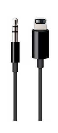 Cablu audio APPLE MXK22ZM/A, Lightning - Jack 3.5mm + adaptor