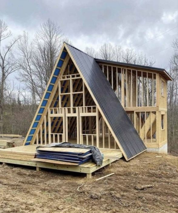 Vand Cabane A-frame, acept si variante auto in schimb