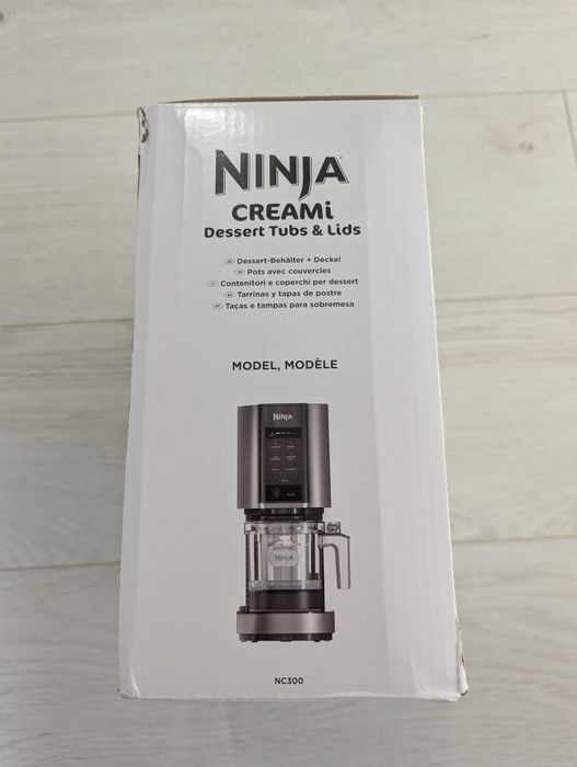 Ninja Creami NC300 + Dessert Tubs Lids -Sigilat-