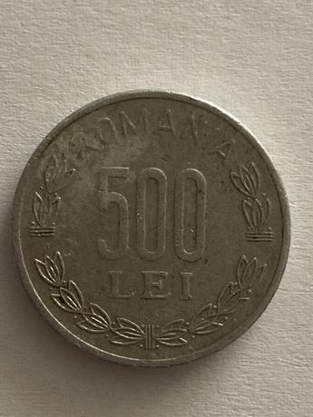 Monedă 500 lei anul 2000