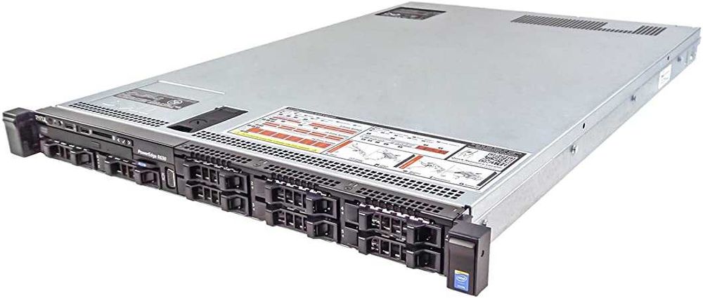 Server 2U DELL R630 8xLFF 1^2 proc 4/6/8/10/12/14/16 nuclee 32-768 GB