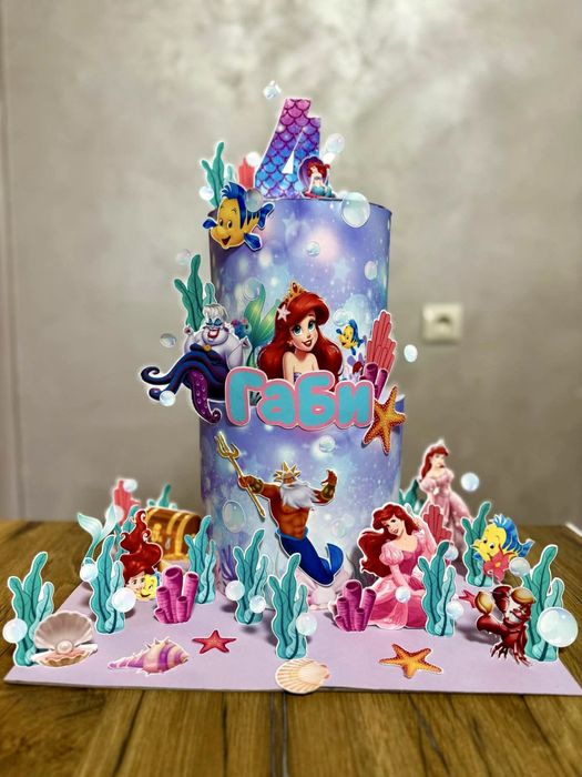 Картонена торта Ариел