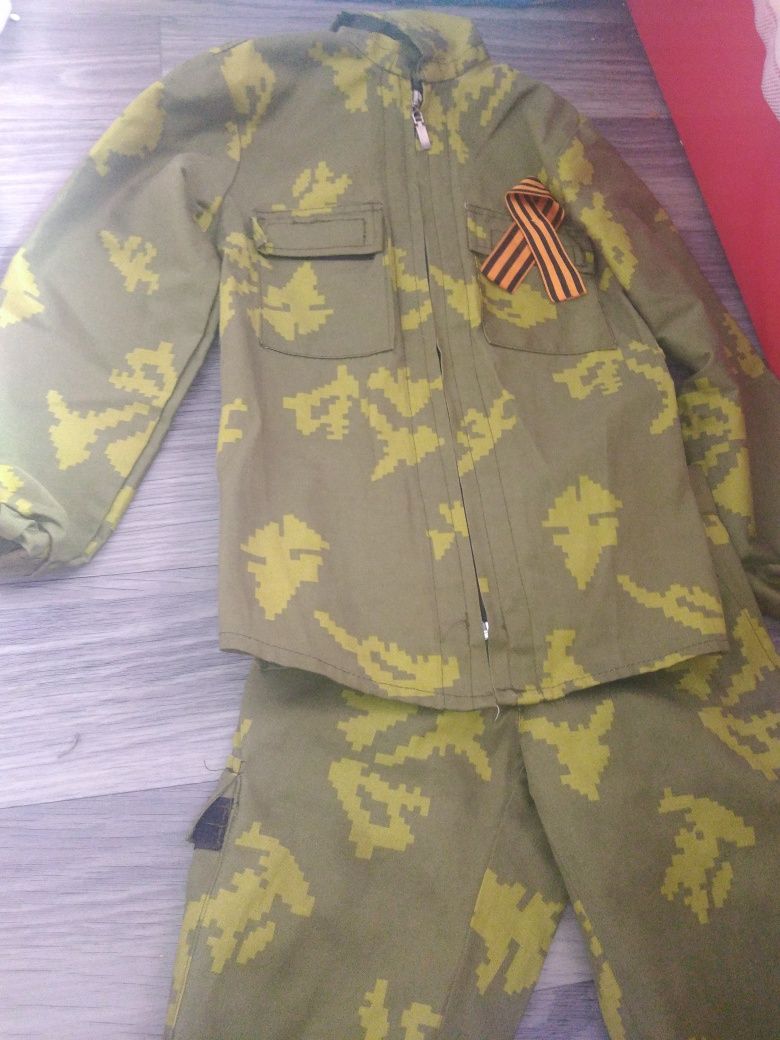 Детский Военный костюм 6-7 лет