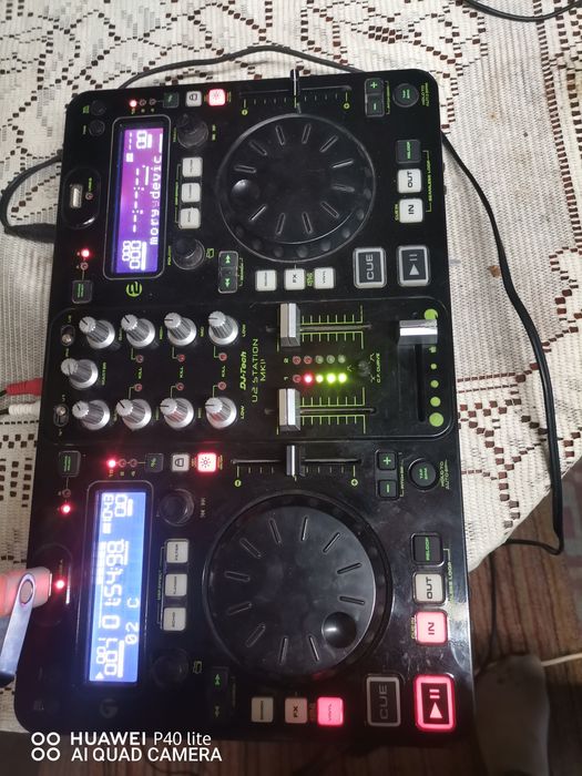Consola dj mixer audio.