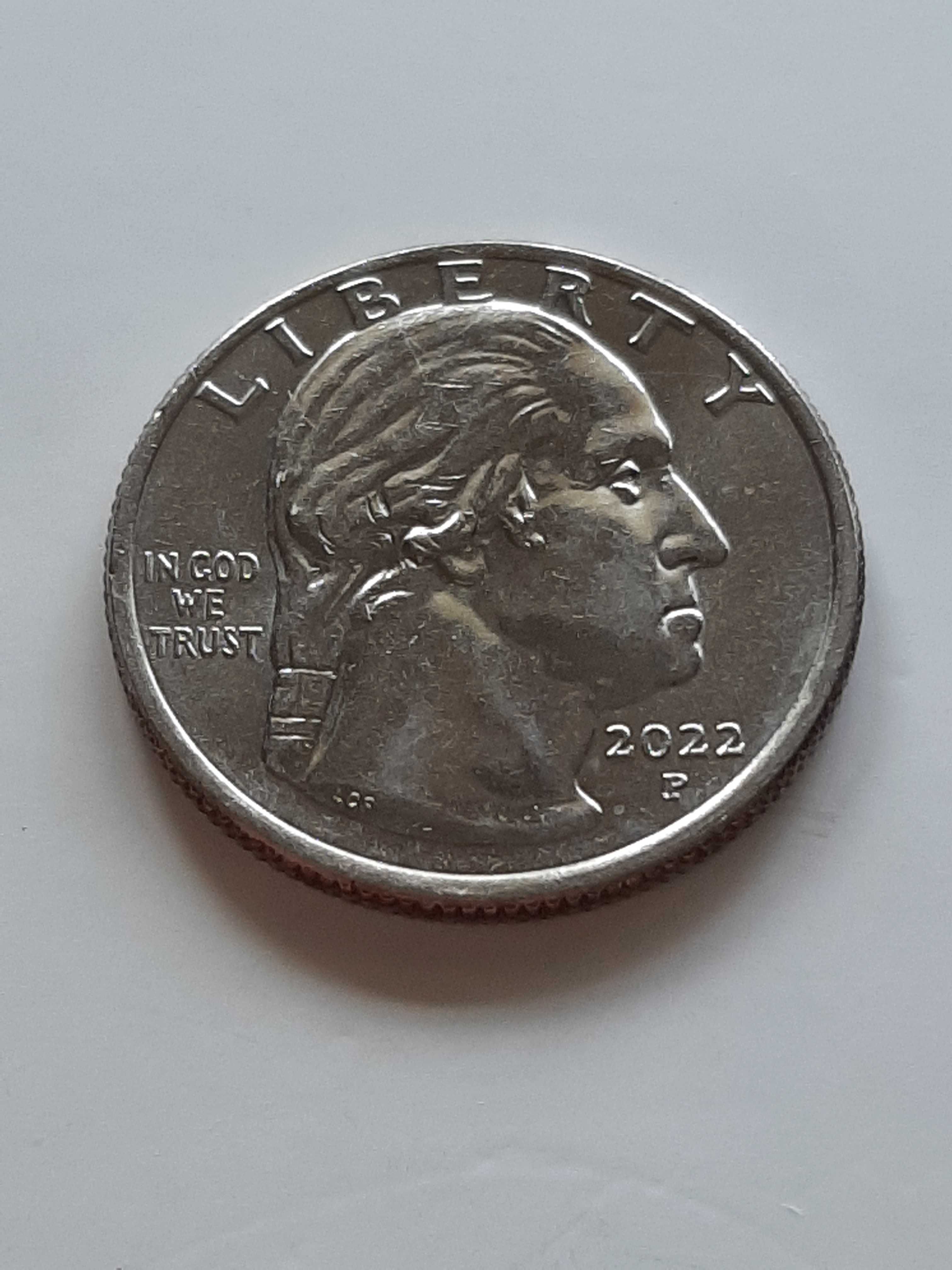 1976, 2022, 2023 Амер. монети, 25 цента, US quarters, 1/4 dollar coin